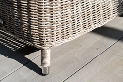 "Равенна" плетеное кресло из искусственного ротанга, цвет бежевый