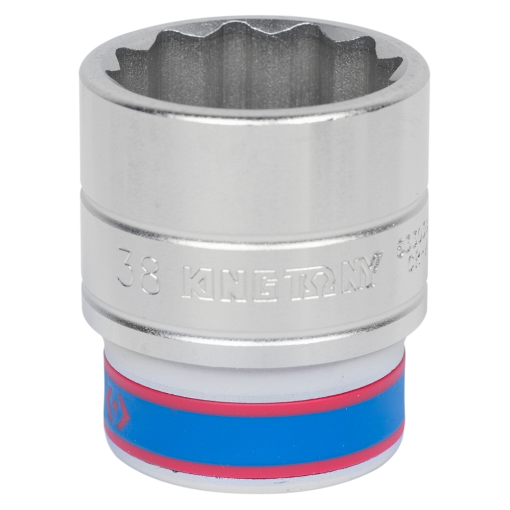 Головка торцевая стандартная двенадцатигранная 3/4&quot;, 38 мм KING TONY 633038M