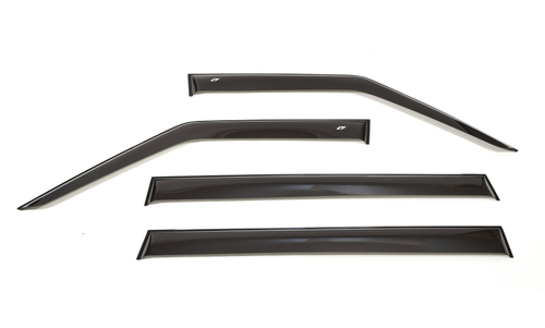 Дефлекторы боковых окон Cobra Tuning на Skoda Fabia 2 хэтчбек 2007 широкие арт.SE20207