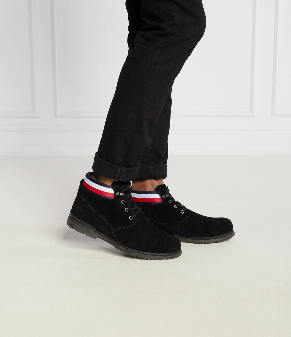 Кожаная обувь Tommy Hilfiger - черный(FM0FM04800)