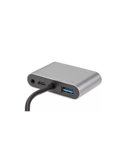 USB-хаб (концентратор) Aopen/Qust Кабель ACU4511 Адаптер USB Type-Cm--&gt;VGA, HDMI 4k*30Hz, USB3.0, PD, Audio, iOpen (Aopen/Qust)[4895182217928]