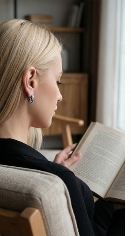 "Сатурн" серьги из коллекции "Леди"