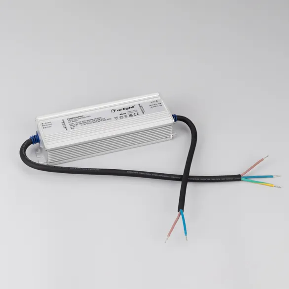 Блок питания ARPJ-LG-2861050-PFC (200W, 143-286V, 0.5-1.05A) (Arlight, IP67 Металл, 5 лет) 043362