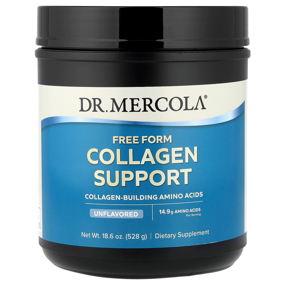 Dr. Mercola, добавка с коллагеном в свободной форме, без добавок, 528 г (18,6 унции)