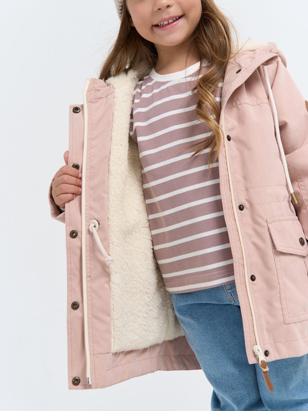 Парка демисезонная на меху "Пралине"