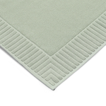 Коврик для ванной с фактурным бортиком мятного цвета из коллекции essential, 50x80 см