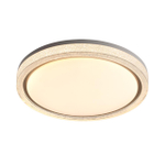 7781/DL MARON SN 000 Светильник пластик/белый/золот. LED 48Вт 3000-6000К D405 IP43 пульт ДУ KRISTY