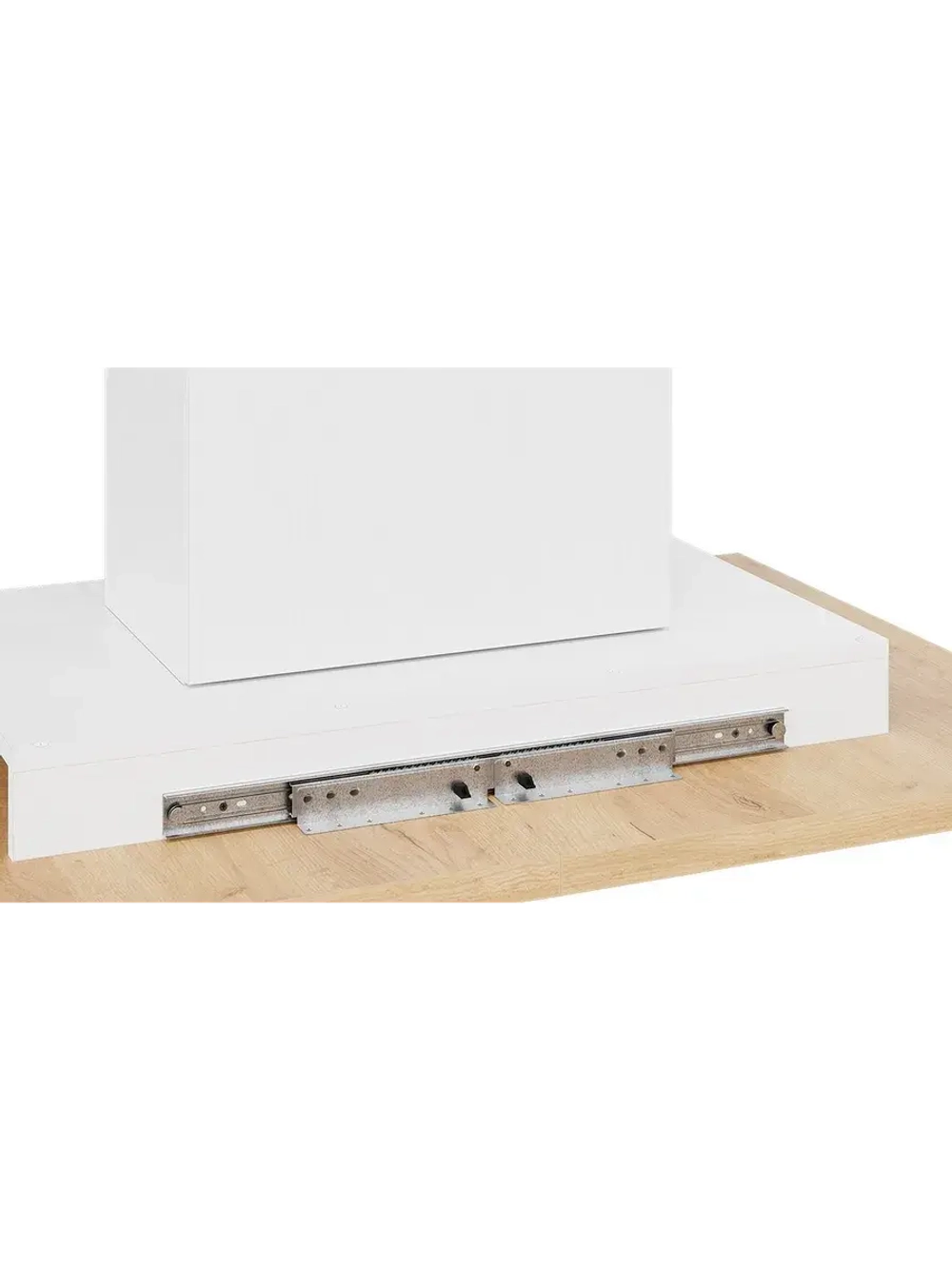 Стол кухонный Белый 120(163)х80х75 см