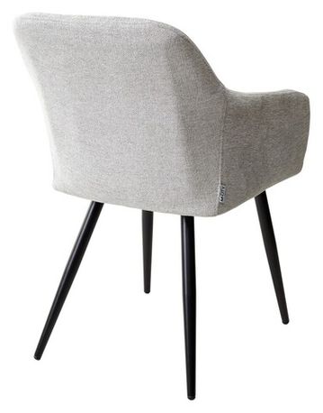 Стул-кресло BRANDY WZ2042-19 галечный серый/ черный каркас,
