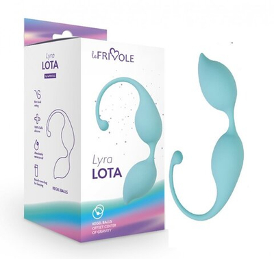 Вагинальные шарики Lota голубой 20,5 см