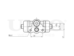 Цилиндр тормозной колесный UNIO BRC-20583