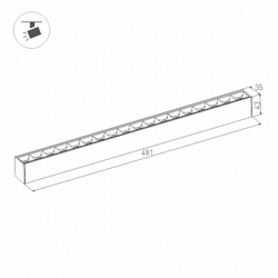 Трековый светильник Arlight 032648