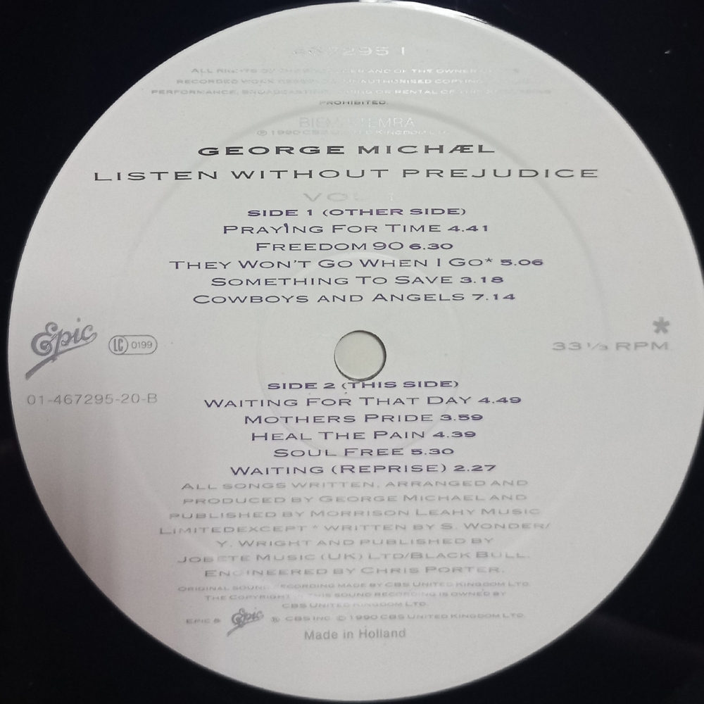 George Michael / Listen Without Prejudice Vol. 1 (LP)