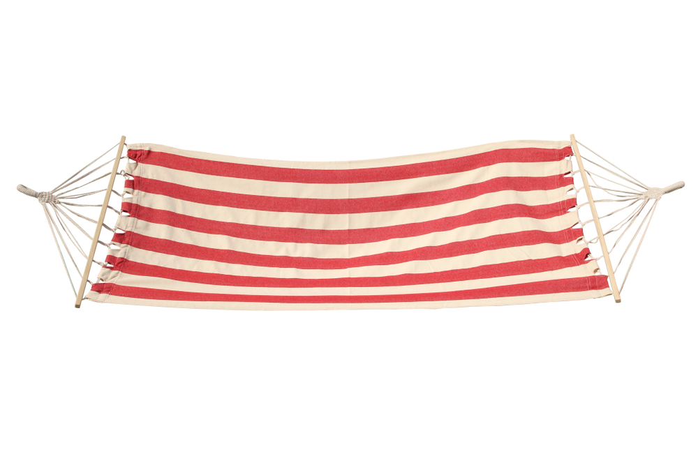 Гамак Полоска тканевый с перекладиной 2000х800мм (полоска) (15 шт в уп.) арт.WRD02 "Garden story"