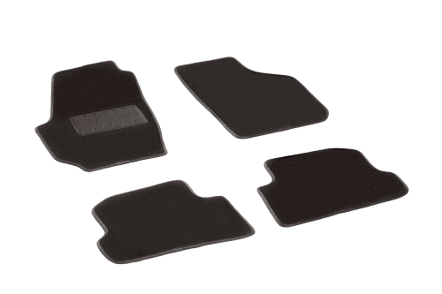 Ворсовые коврики LUX для Skoda Fabia II 2007-н.в. Seintex.82376