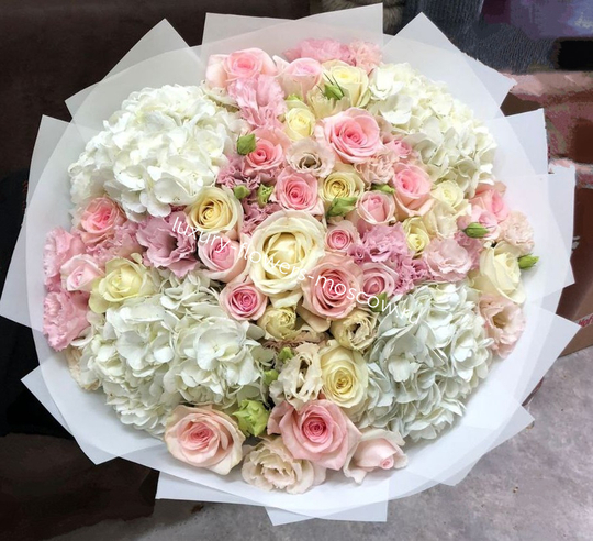 Светло розовый микс 14