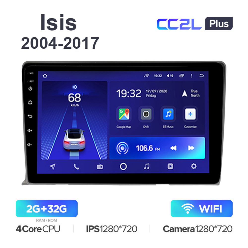 Teyes CC2L Plus 9" для Toyota Isis 2004-2017