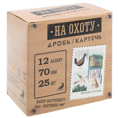 Патрон 12/70 Главпатрон №00 БИО 32гр "На охоту"