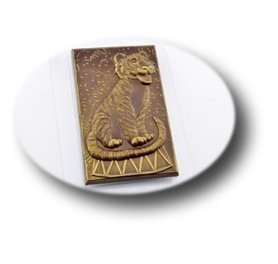 Форма для шоколада ПЛИТКА ТИГР ЦИРКОВОЙ, пластик