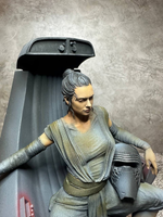 Рей Скайуокер Звездные войны Rey Skywalker Star Wars (окрашена)