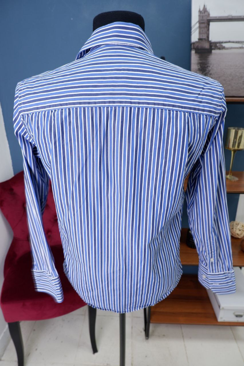 Рубашка Pierre Cardin в полоску 48-50 размер