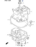 Сальник коленвала Suzuki DF4-DF6
