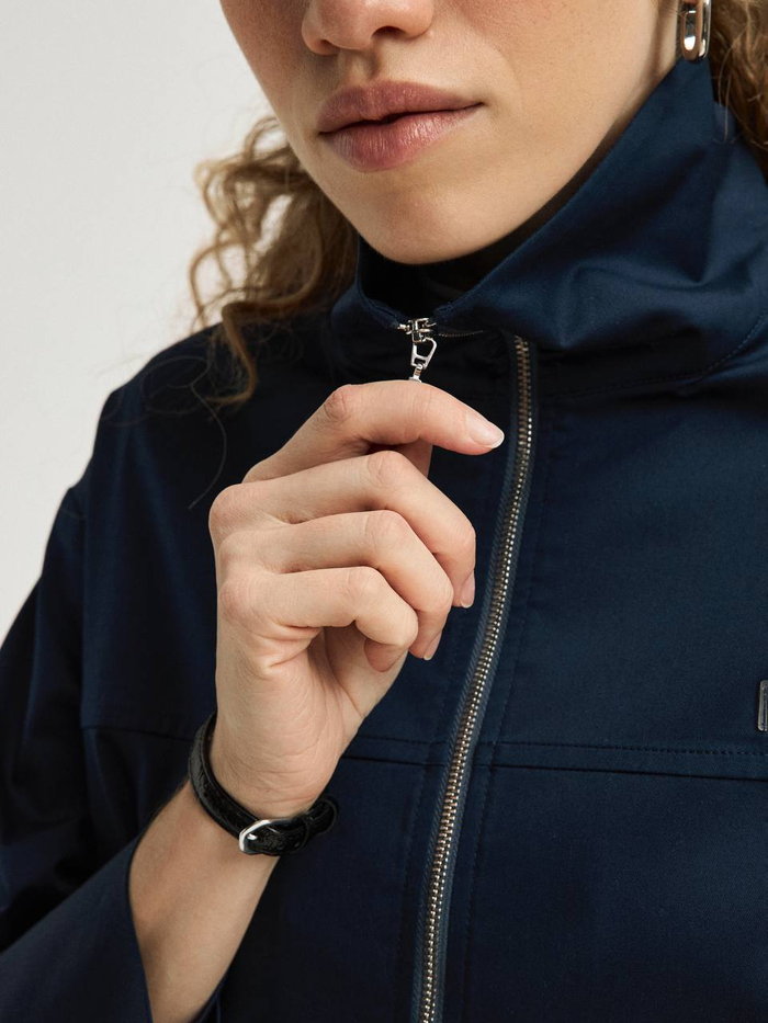 Рубашка медицинская женская Юми, нэви хлопок