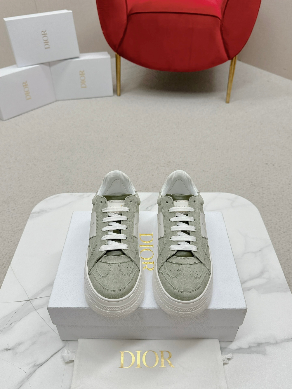 Christian Dior Star Platform Sneaker