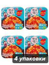Лапша Yingyang Weishi Говядина с имбирем 252 г x 4 шт
