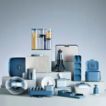 Сушилка для посуды раздвижная extend, синяя