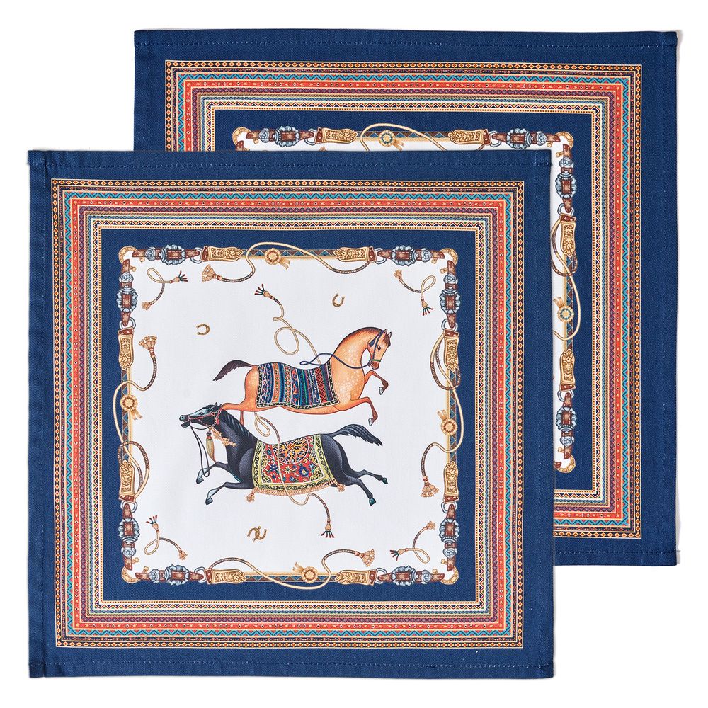 НАБОР САЛФЕТОК 2 ШТ "PASSAGE",40Х40СМ, 100% ХЛОПОК,БЕЛЫЙ,ТВИЛ