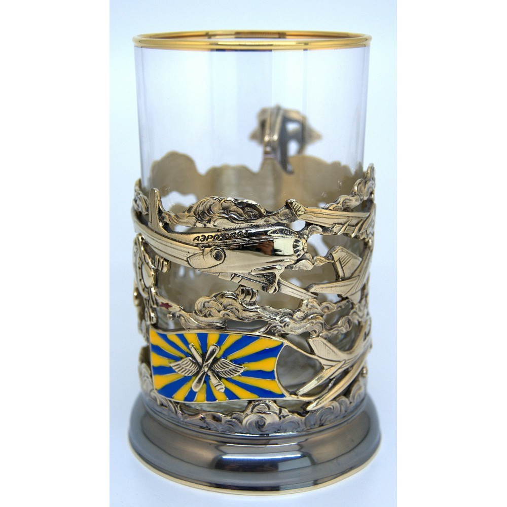 Подстаканник "Авиация" (художественное литье)