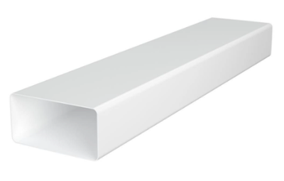 Воздуховод прямоугольный ПВХ 55х110 длина 0,5м //пр-ль ERA// арт.  511ВП // ш/к 4605098013459