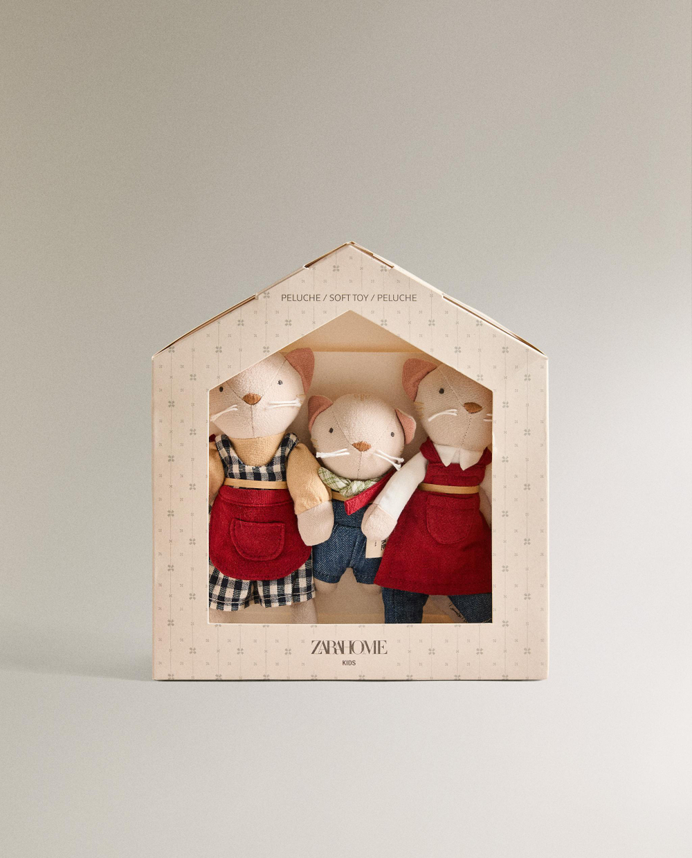 Мягкая игрушка Zara Home, разноцветный, 3 шт., 5698/051