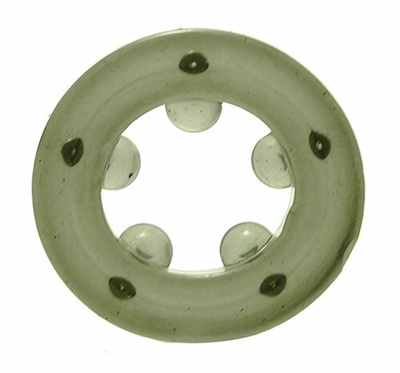 Эрекционное кольцо с магнитиками (Цвет: дымчатый)