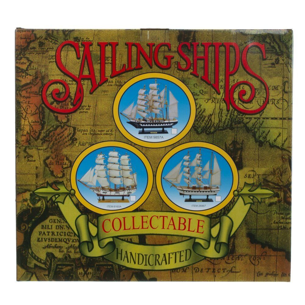 GAEM Изделие декоративное "Корабль", L49 W9 H43 см