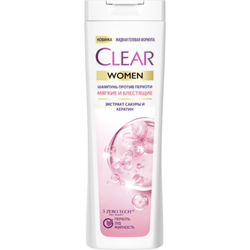 Шампунь женский Clear Women против перхоти с экстрактом сакуры и кератина 380 мл