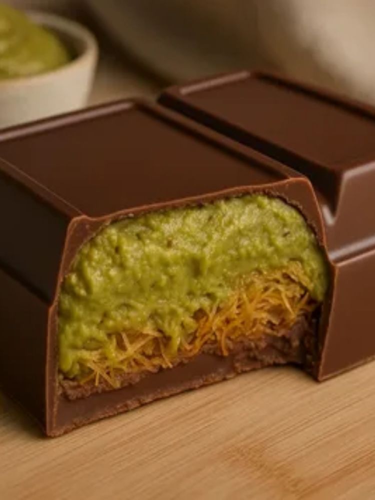 Дубайский шоколад Lindt с фисташкой и кадаиф 145 г