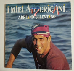 Винтажная виниловая пластинка LP Adriano Celentano I Miei Americani (Tre Puntini) (Italy 1984) (EX)