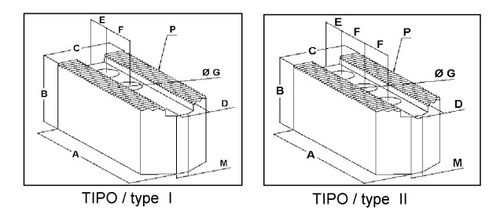 Кулачки мягкие 10.22.05/A H60 ( 1 шт) к патрону ф200-220 мм., паз 17 мм., 1/19х90 for SMW-AUTOBLOK