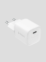 Зарядное устройство Deppa USB-C, PD 3.0, QC 4.0+, 20W, GaN, белый