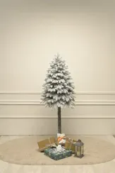 Искусственная елка Валдайская заснеженная 210 см., 100% литая хвоя, ЕлкиТорг (272210)