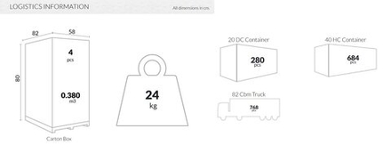 Кресло пластиковое, Siesta Contract Sky, черный