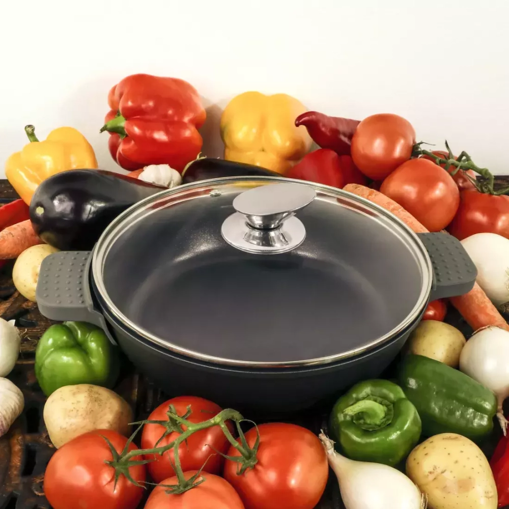 Сотейник с крышкой 5л Kitchen Star Diamante