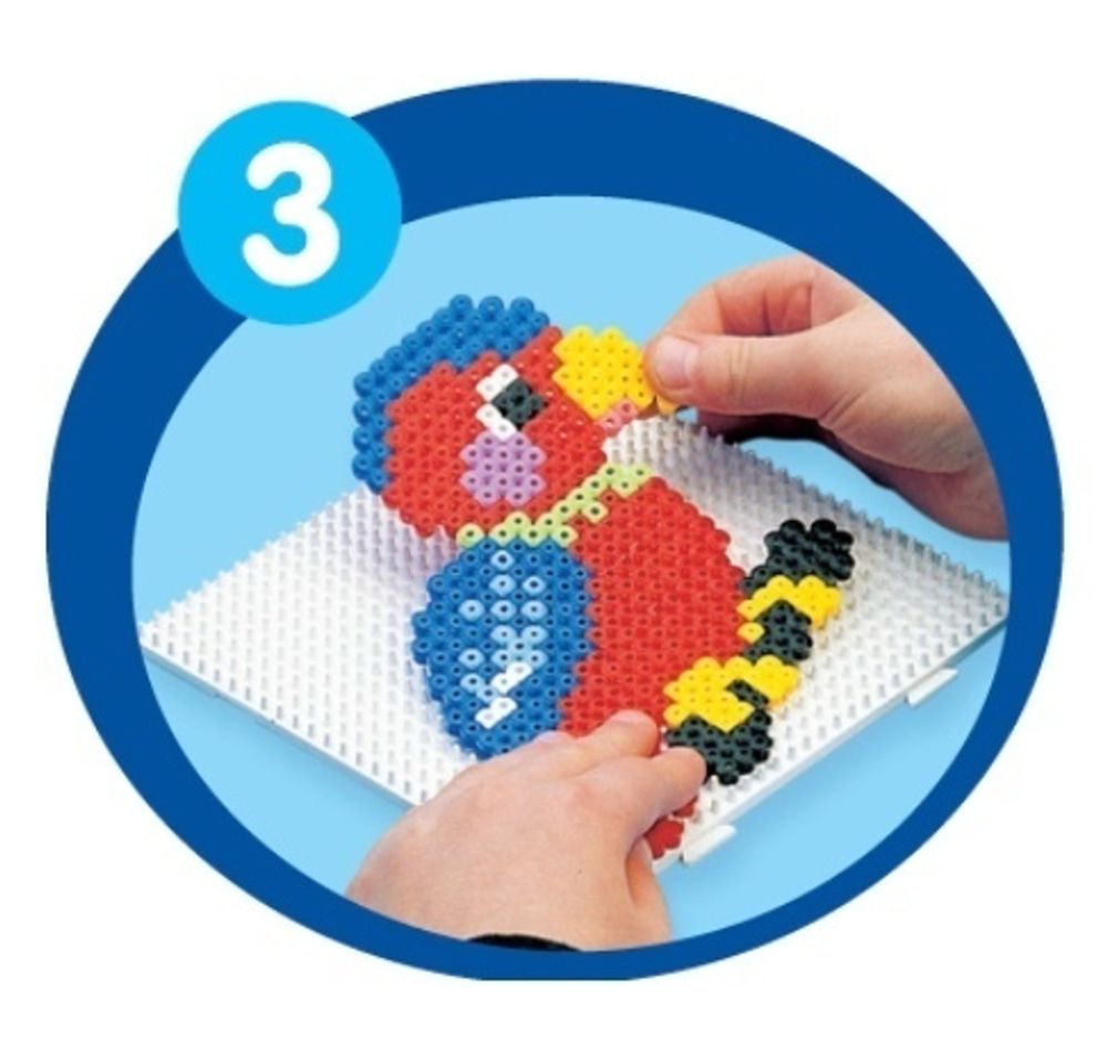 Hama Набор термомозаики Midi 1500 шт + Куколки (3447)