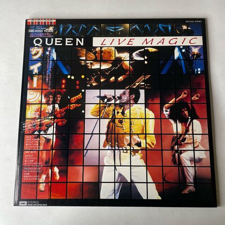 Винтажная виниловая пластинка LP Queen Live Magic (Япония 1986) (Оби)