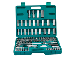 S05H48107S Набор инструмента универсальный 1/4", 3/8" и 1/2"DR, 107 предметов