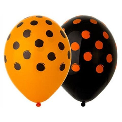 Шар с рисунком горошек