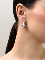 Серьги "Shopping cart" Silver