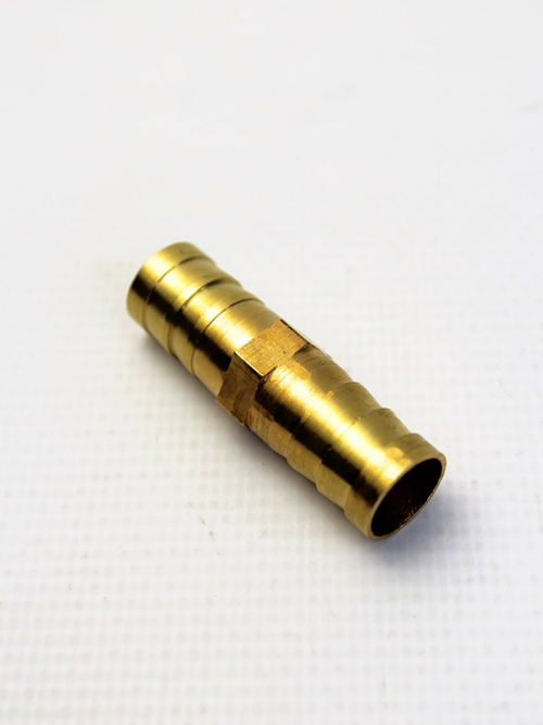 Соединитель D -12мм - латунь